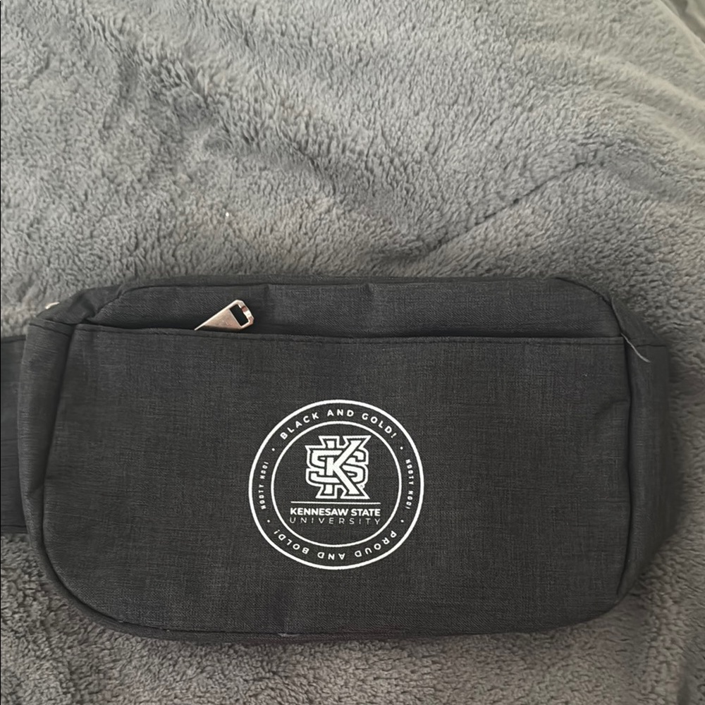 Kennesaw State University Black Belt Bag with Durable Fabric and Classic Design